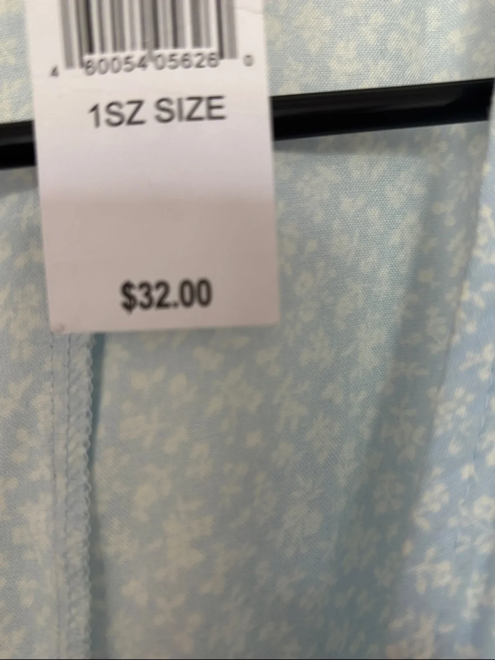Brandy Melville Light Blue Floral Wrap Dress